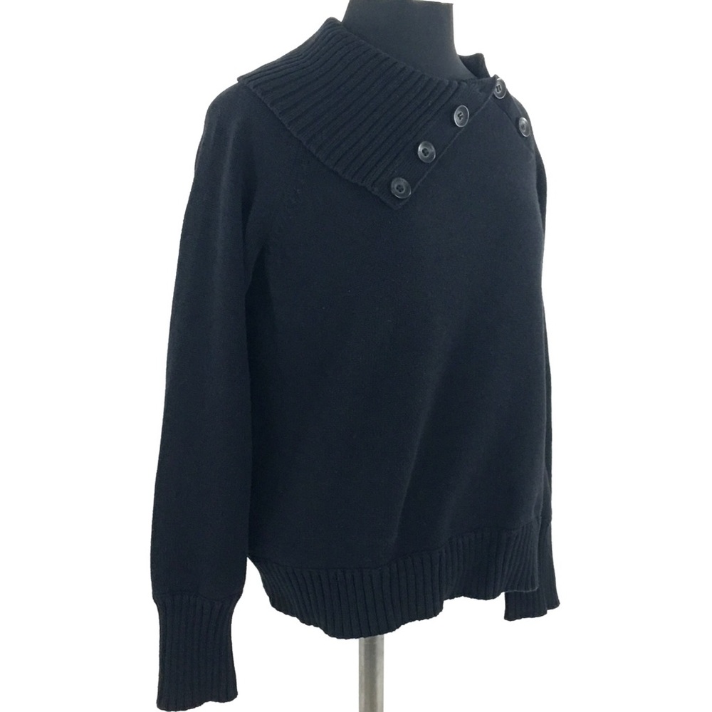 🚨Calvin Klein Womens Sweater XL Black Cable Knit - Picture 2 of 8